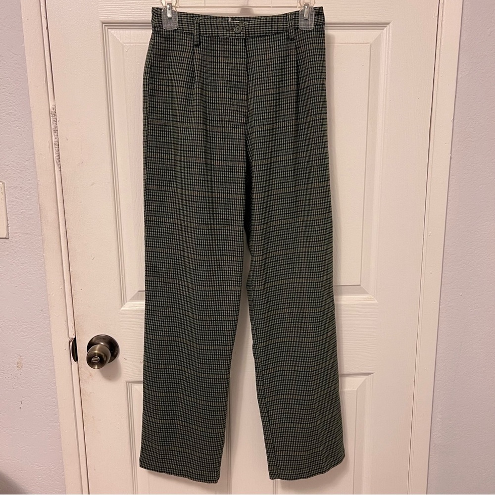 John Galt Brandy Melville Plaid Pants XS/S | Y2K Academia | 24” Waist - Picture 5 of 13